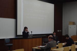 附属坂戸高等学校生徒による発表（附属学校研究発表会）