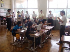 大子町立黒沢小学校での算数科研修会 大子町立黒沢小学校での算数科研修会