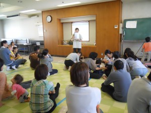 育児学級ミニ講座の様子①