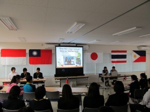 本校で行われた高校生シンポジウム