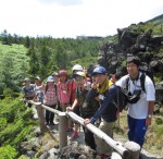 北八ヶ岳登山の様子