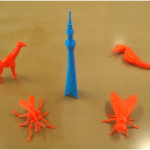 作成された立体物