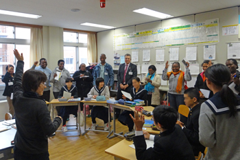 アフリカの特別支援教育関係者が筑波大学附属聴覚特別支援学校を訪問 筑波大学附属学校教育局