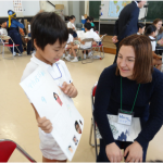 ポスターを使っての自己紹介