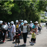 近接する山へ歩いて避難【訓練】