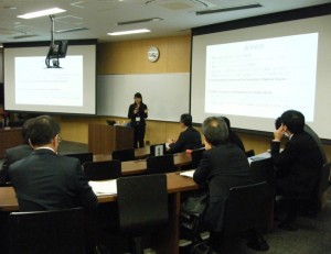 分科会３会場「筑波・UBC研修プログラム内容と事務局運営」の様子