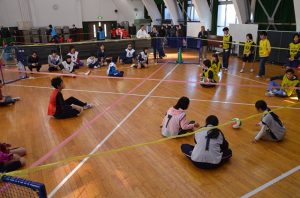 アダプテッドスポーツ交流の様子