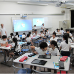 「未来教室」での算数の授業