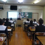 名古屋市立菊井中学校における特別授業