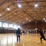 東洋の魔女が練習した広い体育館